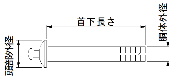 アンカー寸法イメージ