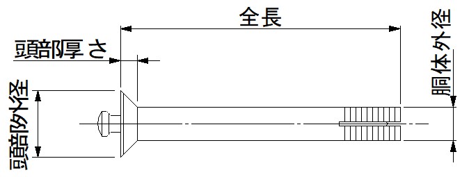 アンカー寸法イメージ